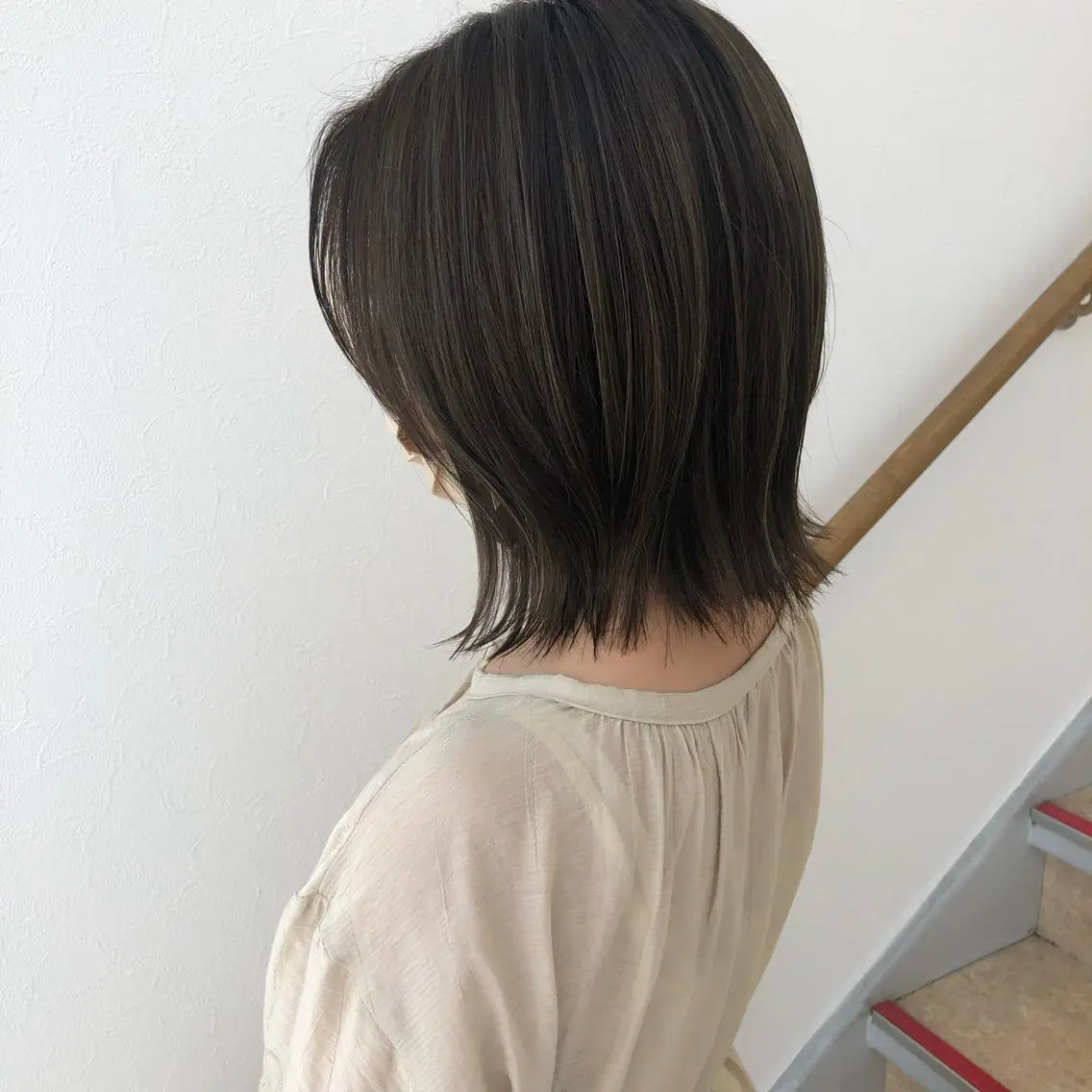 カラー ハイライトカラー カット 塩澤 悠希のヘアスタイル