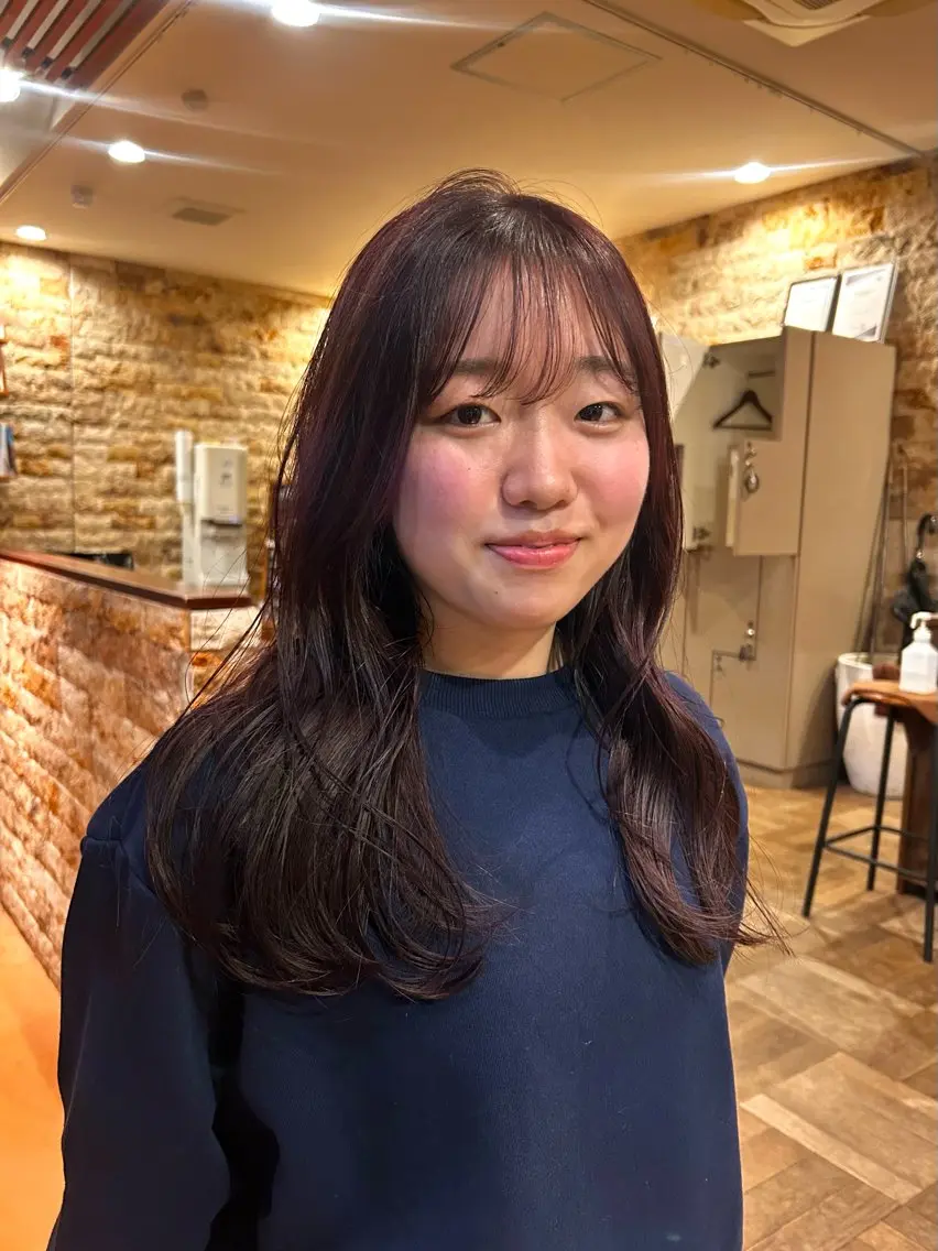 カラー ヘアカラー レイヤー/ストレート /インナー/はるあのヘアスタイル
