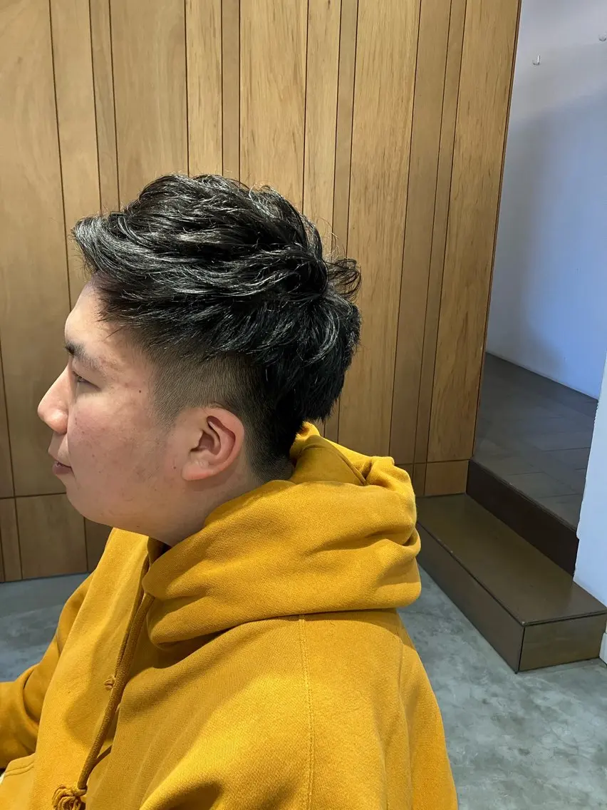 ショート メンズ カット 佐藤 悠生 メンズパーマ.カットのヘアスタイル