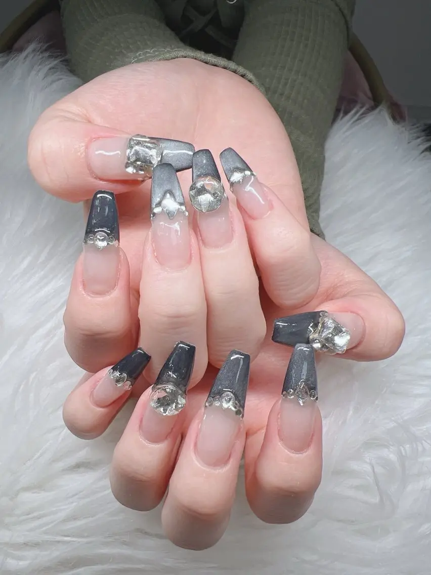 ネイル ハンドネイル Lee Nails チップ長さだし専門店のネイルデザイン