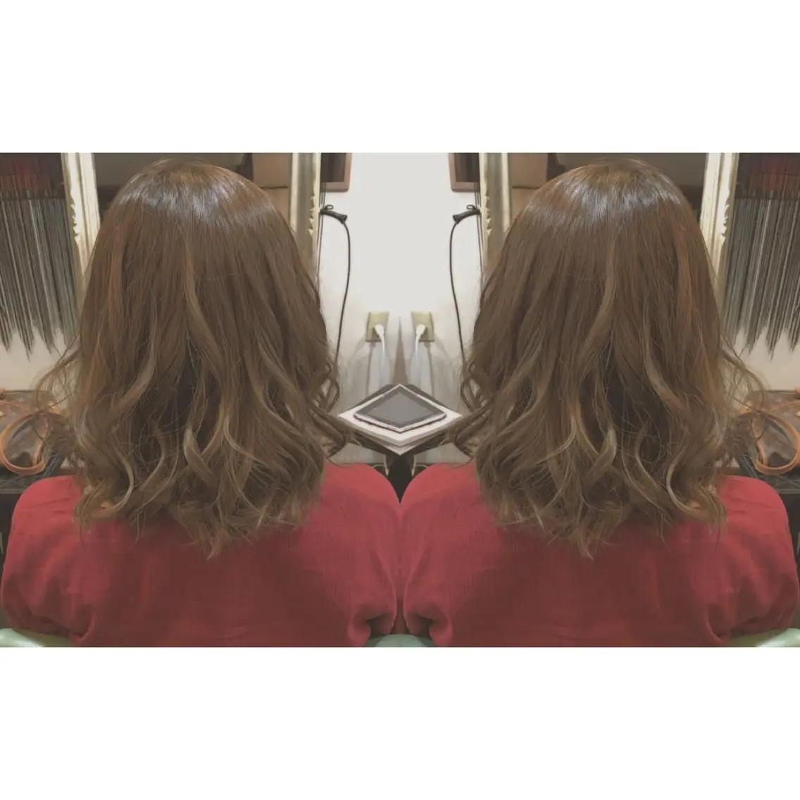 ショート カラー パーマ ハイライトカラー ハイライト メンズhair /こえびのヘアスタイル