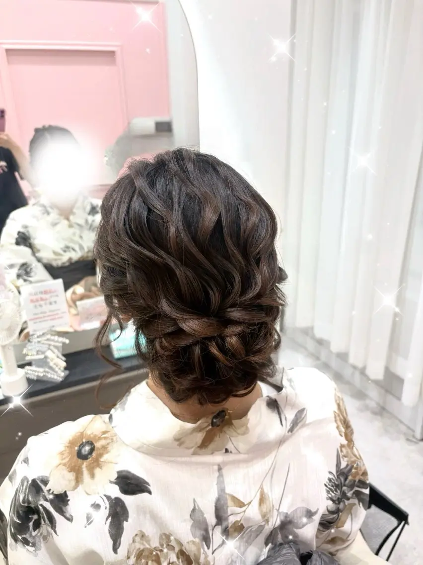 ヘアアレンジ lien eriiのヘアスタイル