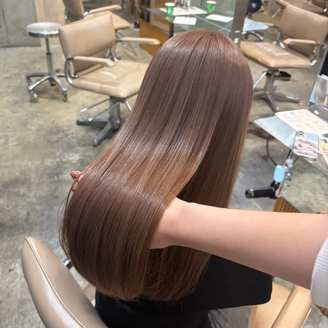 カラー ベージュカラー ヘアカラー トリートメント ハイトーンカラー ／ひかる🌟のヘアスタイル