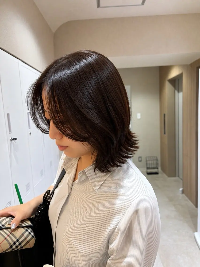 ショート カラー loe博多 五十嵐弘雄のヘアスタイル