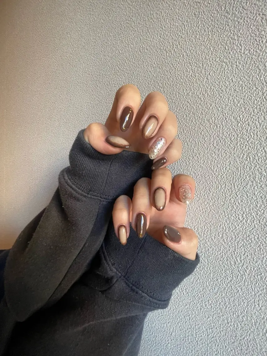 ネイル 持ち込み スカルプネイル happiness nailのネイルデザイン