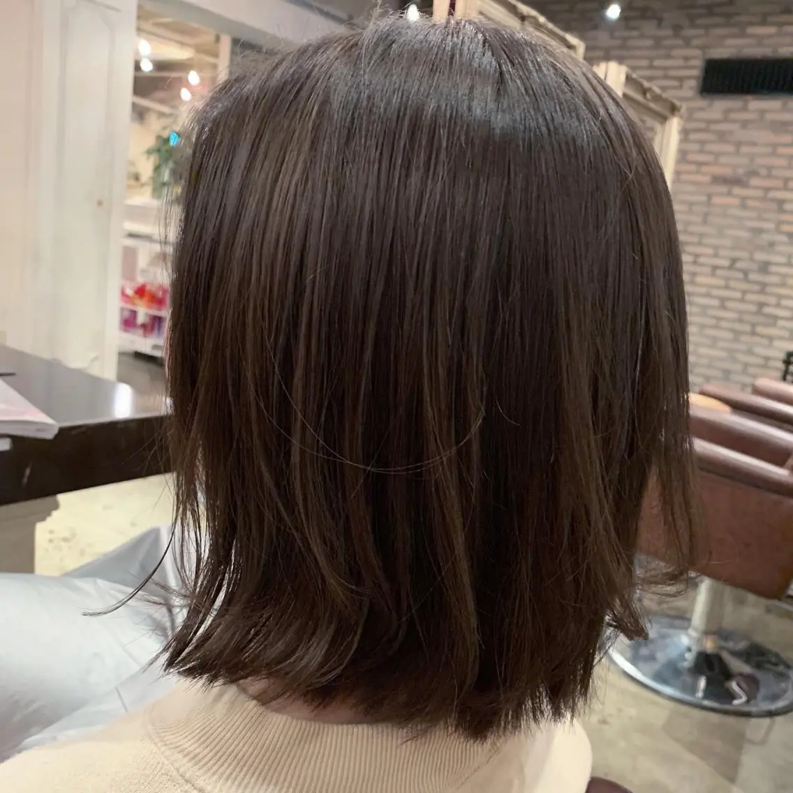ショート カラー 切りっぱなしボブ ボブ 銀座🤍ボブ/ ミディアム/佐野夢美のヘアスタイル