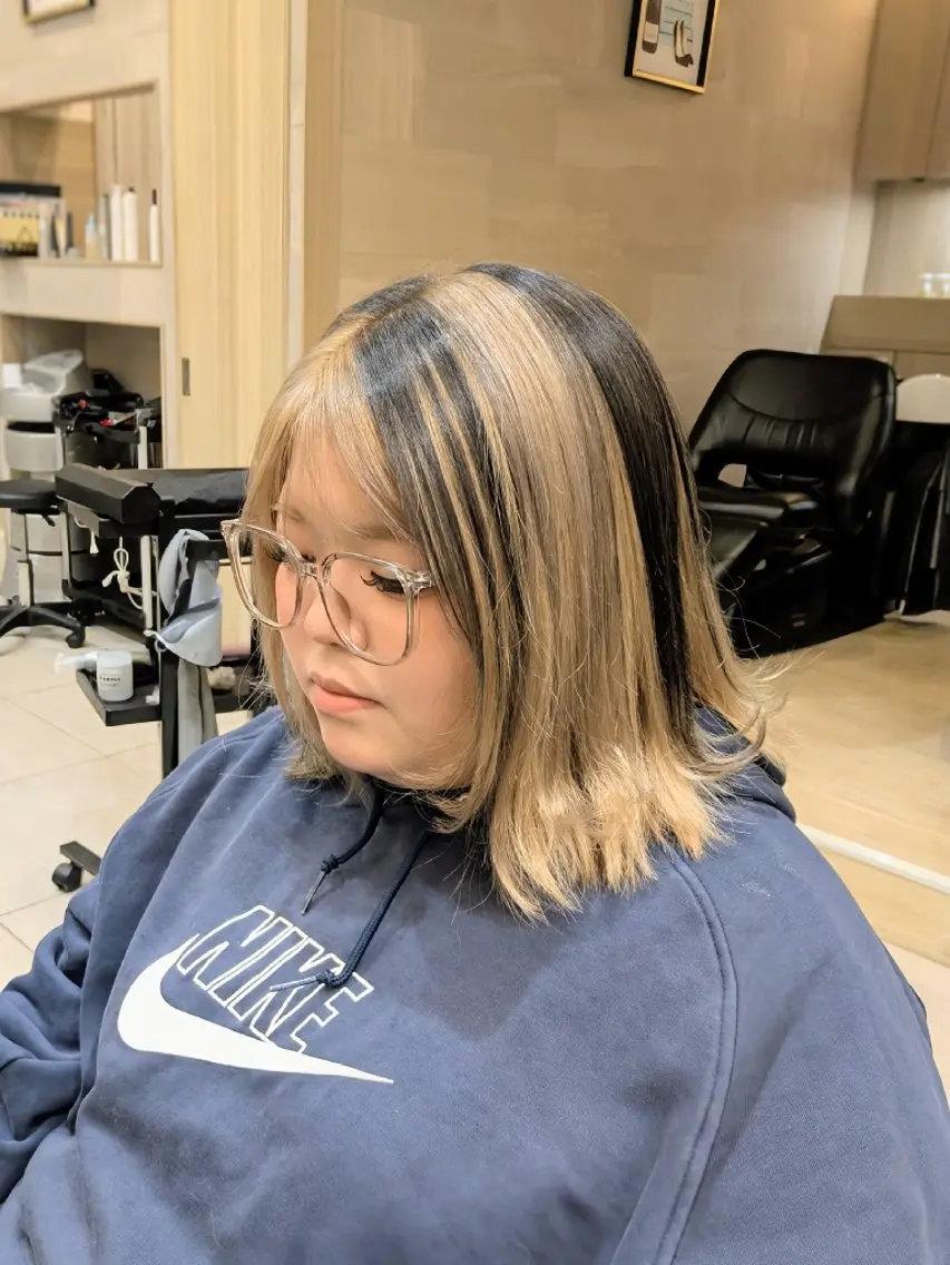 カラー ブリーチ 富岡輝/横浜天王町 ブリーチのヘアスタイル
