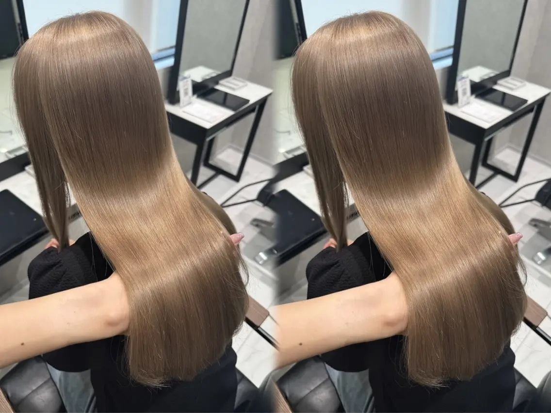 カラー ミスズ🫧/ ブロンドハイトーンのヘアスタイル