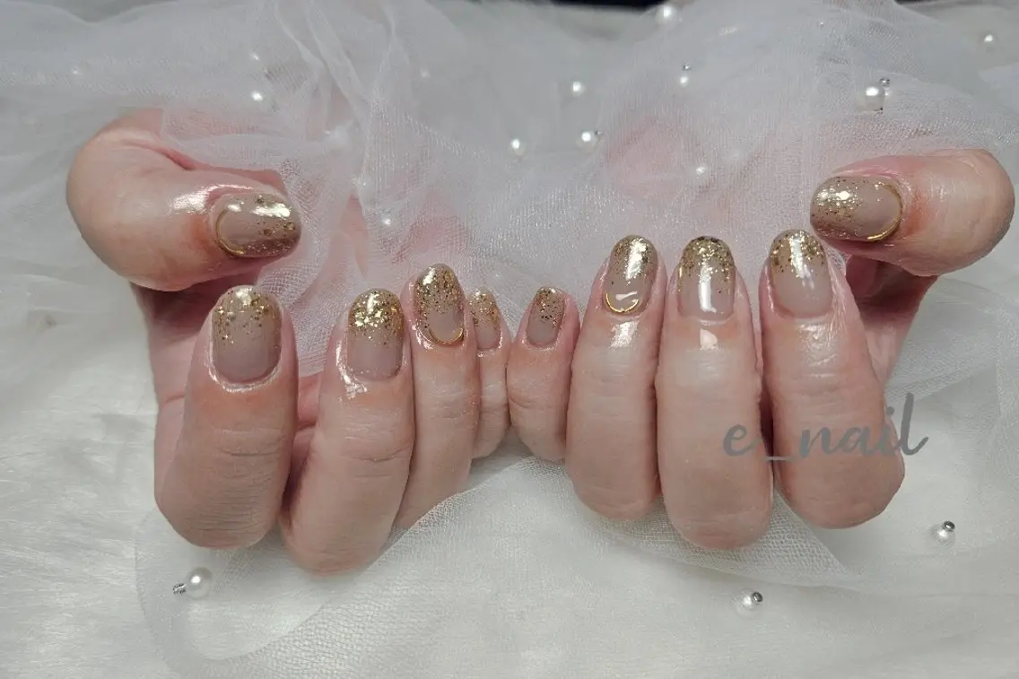 ネイル e_nail🍀自宅 サロン八潮eri☆　のネイルデザイン