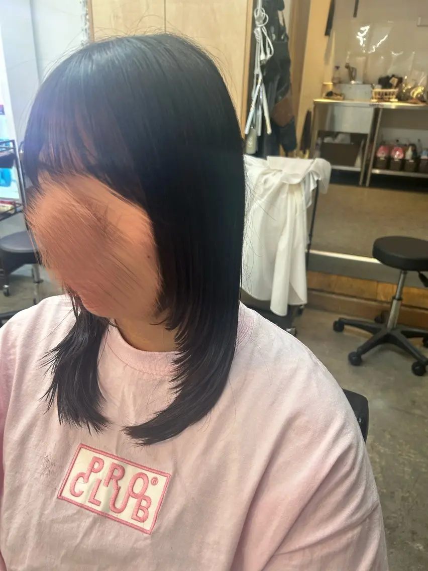 セミロング 石灘夢都美 /暖色カラーのヘアスタイル