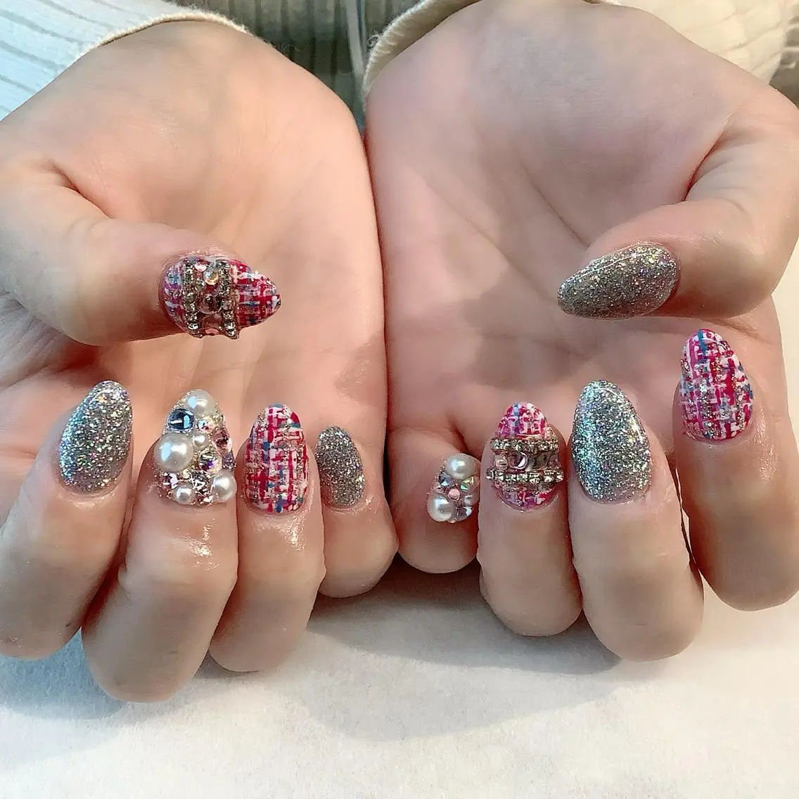 ネイル ハンドネイル 💎🐰 saki. m 🐰💎のネイルデザイン