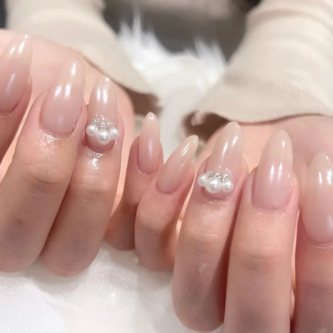 ネイル ハンドネイル 🧁fein. nana🩵のネイルデザイン