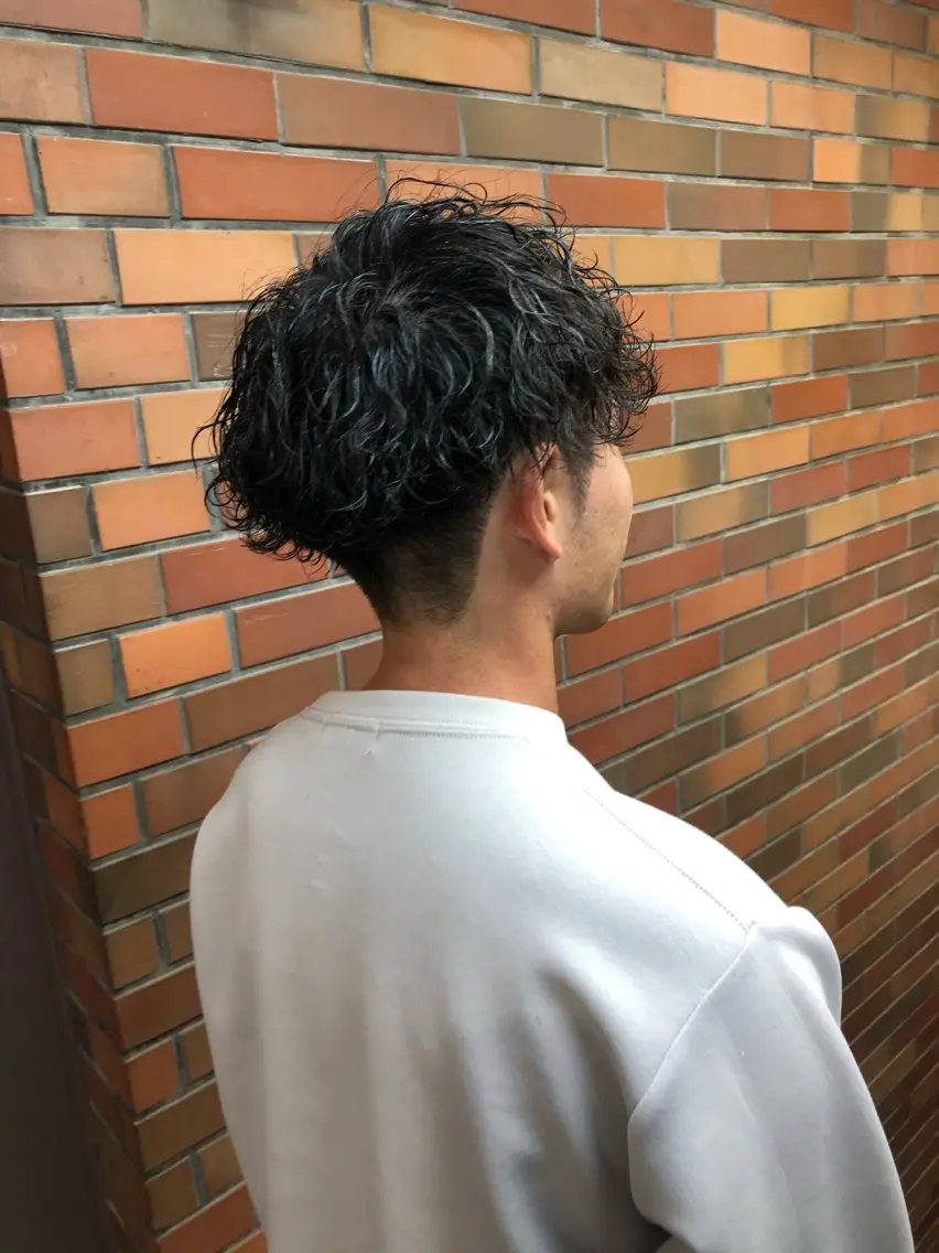 パーマ メンズ メンズパーマ 波巻きパーマ カット パーマ TOSHIKI| 上福岡メンズ|副店長のヘアスタイル