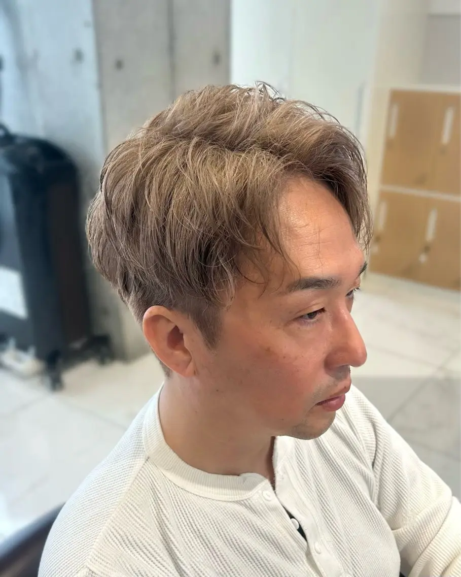 メンズ ヘアカラー ❤️🔥Ai/メン ズカット❤️🔥のヘアスタイル