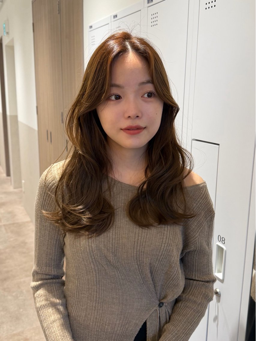 ミディアム カラー ヘアカラー トリートメント SALOWIN名古屋 本山 / NAOのヘアスタイル