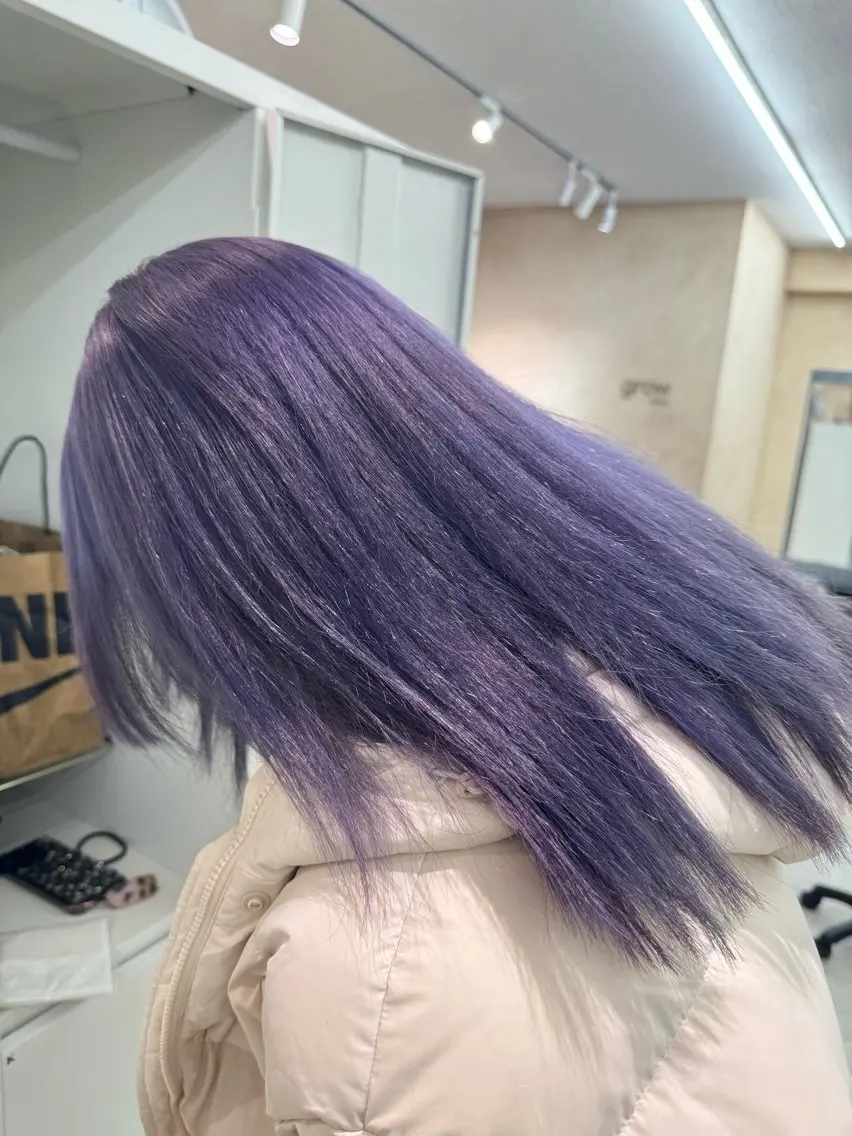 ロング カラー ハイトーン/メンズ パーマ👾ますのヘアスタイル