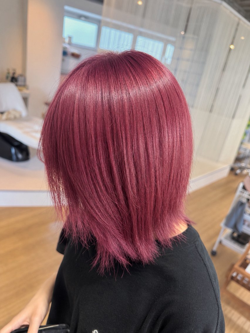 ミディアム カラー ヘアカラー RENA｜ 可愛いヘアカラーのヘアスタイル
