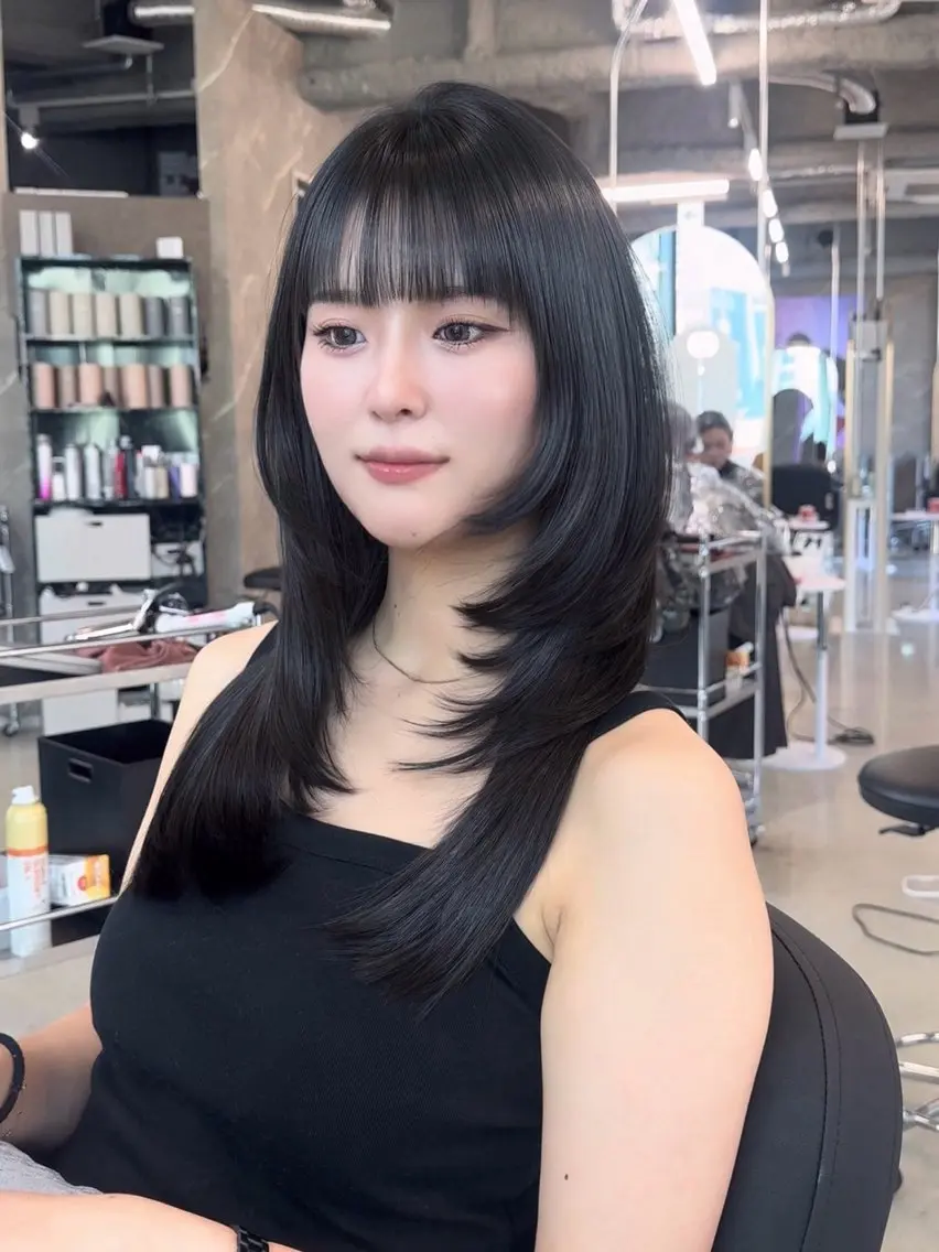 ロング カット 髪質改善🫧 カラー特化/Hinaのヘアスタイル
