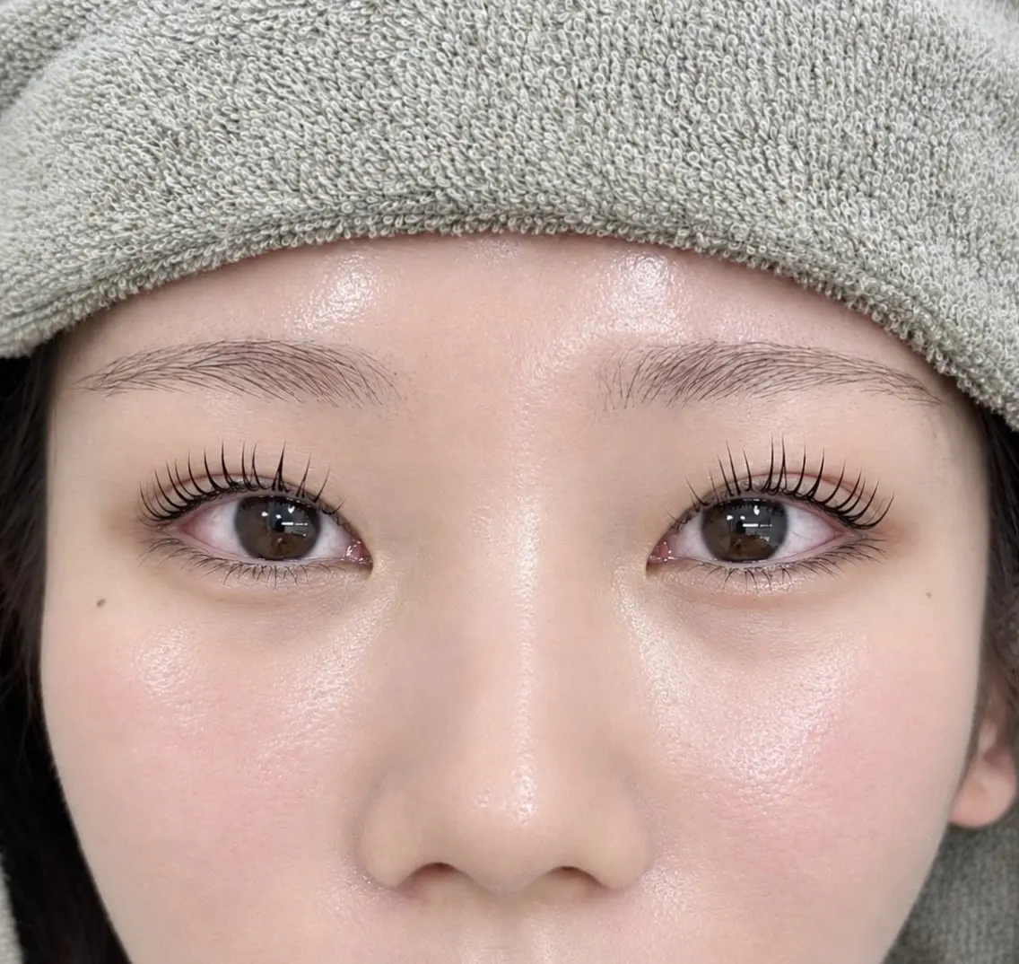 マツエク・マツパ 束感まつ毛 韓国風マツエク パリジェンヌラッシュリフト まつげパーマ 一重×まつ毛パーマ マツパ 束感まつげ🫧 MOMOKAのマツエク・マツパデザイン