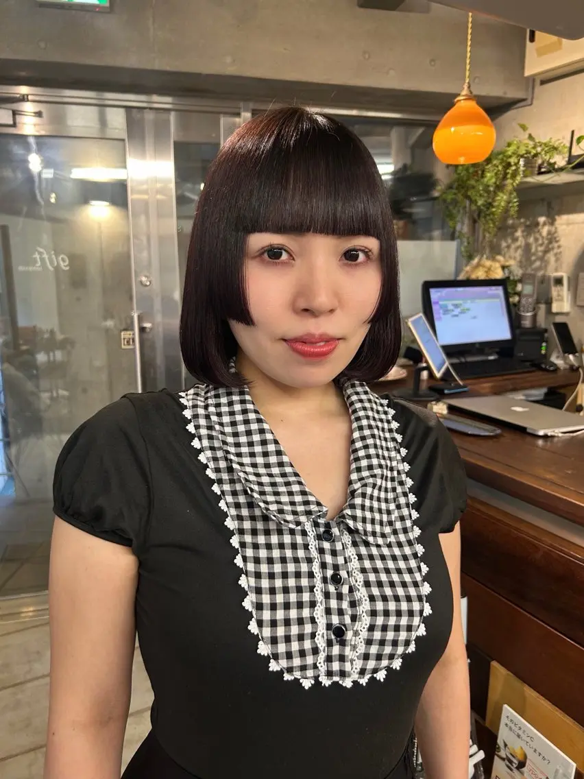 ショート ボブ 姫カット カット 土屋かすみ✁︎. ꙳ 姫カットのヘアスタイル