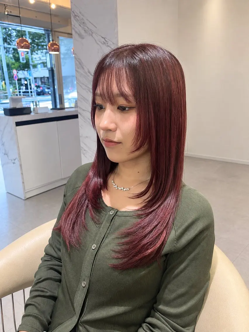 ロング カラー ヘアアレンジ カット ヘアカラー 💠urara opus💠🩵のヘアスタイル