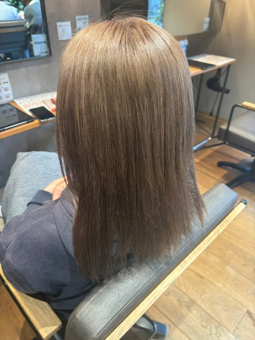 ミディアム arbos/鳳美容室 mahoのヘアスタイル