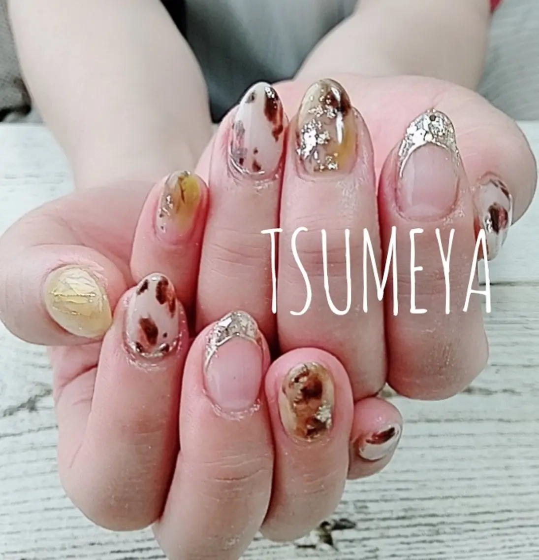 ネイル アニマル柄 ハンドネイル _TSUMEYA _のネイルデザイン