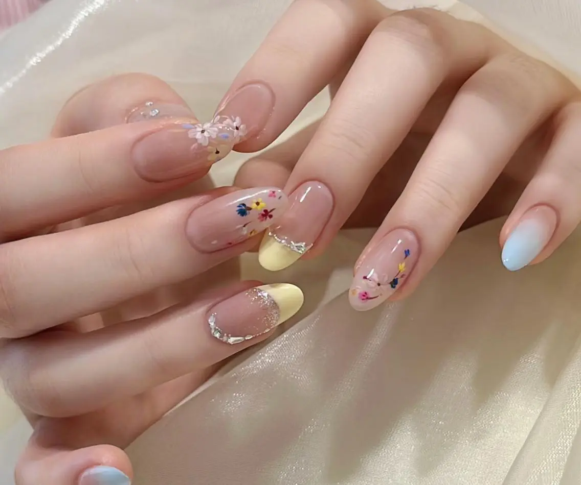 ネイル ハンドネイル By moonネイル 🌷ワンホン/韓国風のネイルデザイン