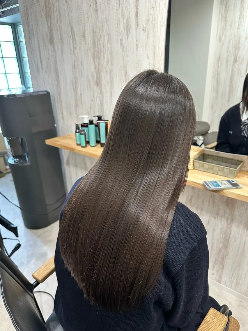 ロング カット トリートメント ＆ｙ〜waito〜 鈴木悠平のヘアスタイル