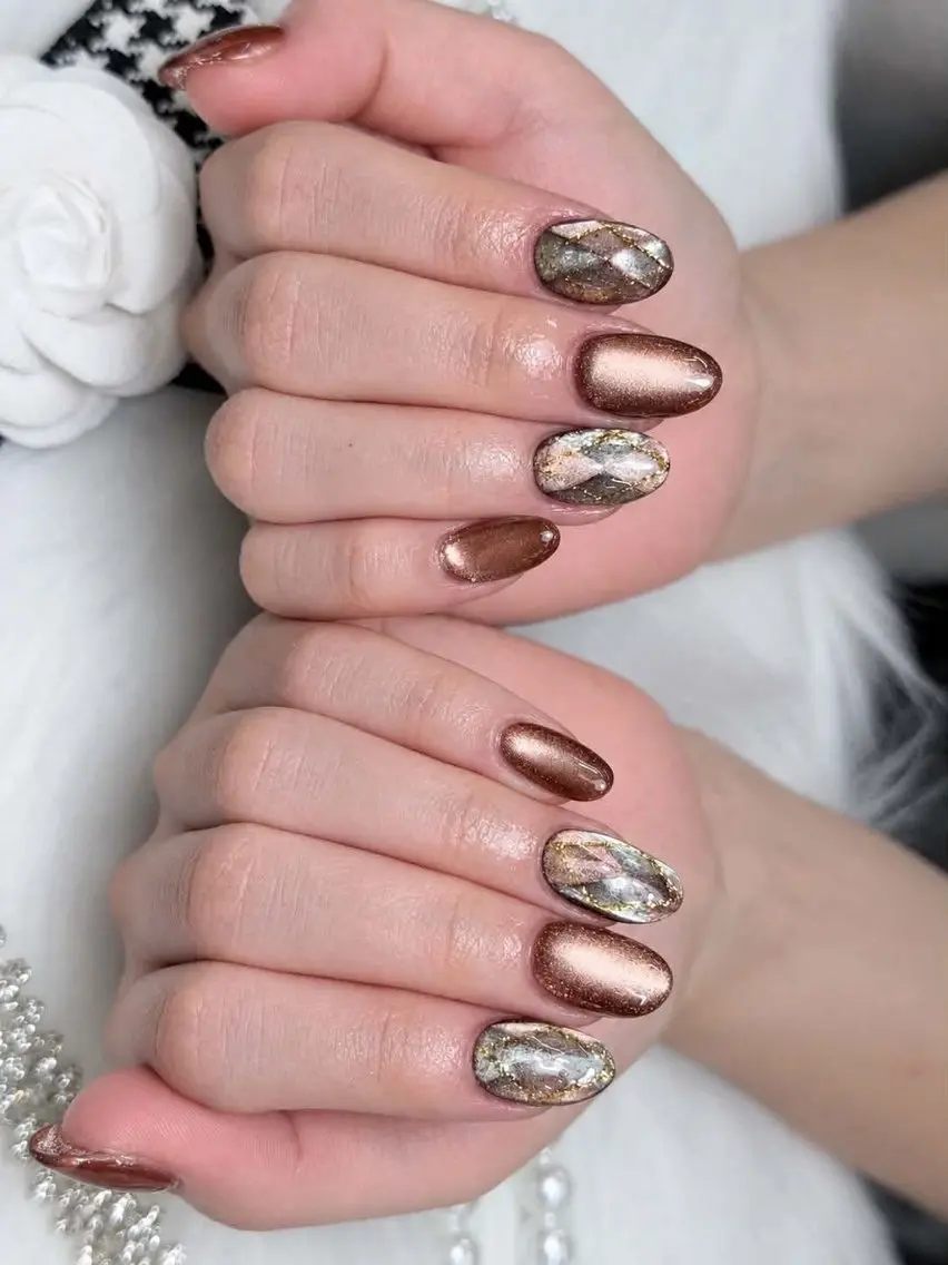 ネイル アートネイル ジェルネイル 韓国ネイル ロングネイル 持ち込み ハンドネイル Blingg NailStudioのネイルデザイン