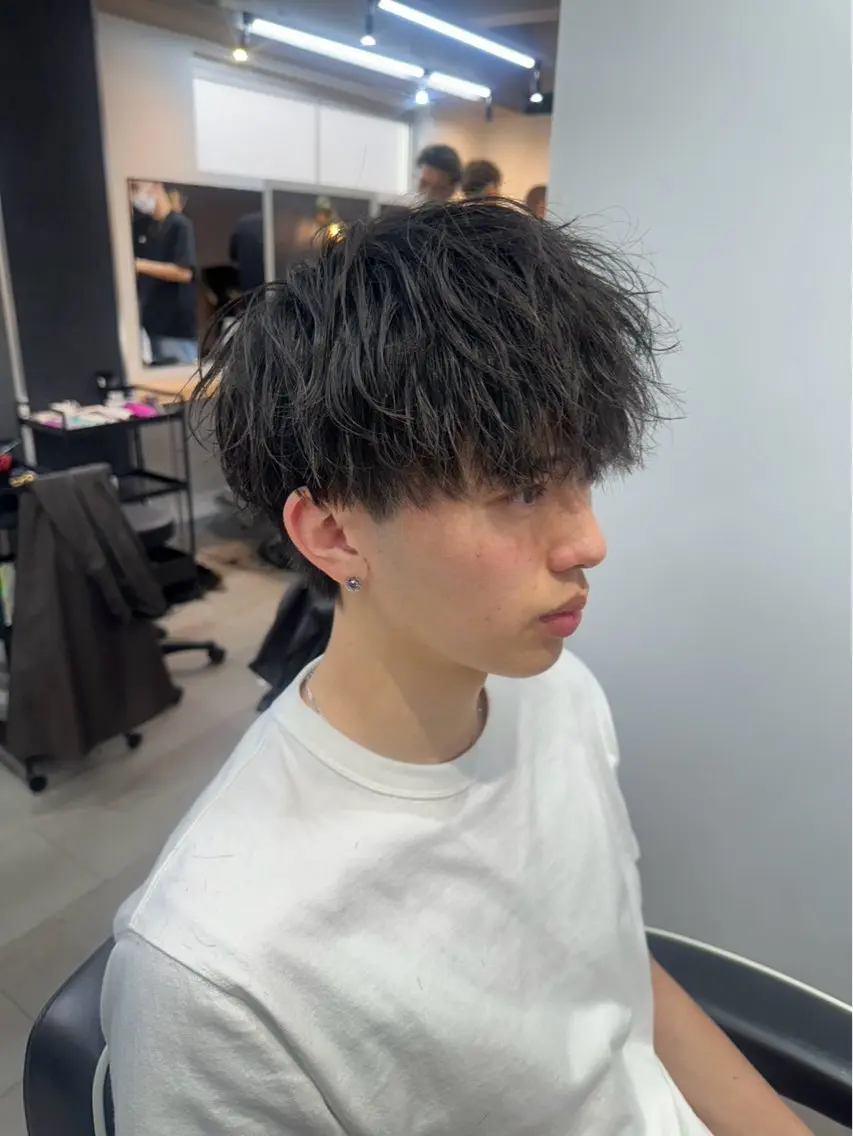お出かけ前や結婚式に！メンズヘアセット ⚠️シャンプー無しです⚠️の写真