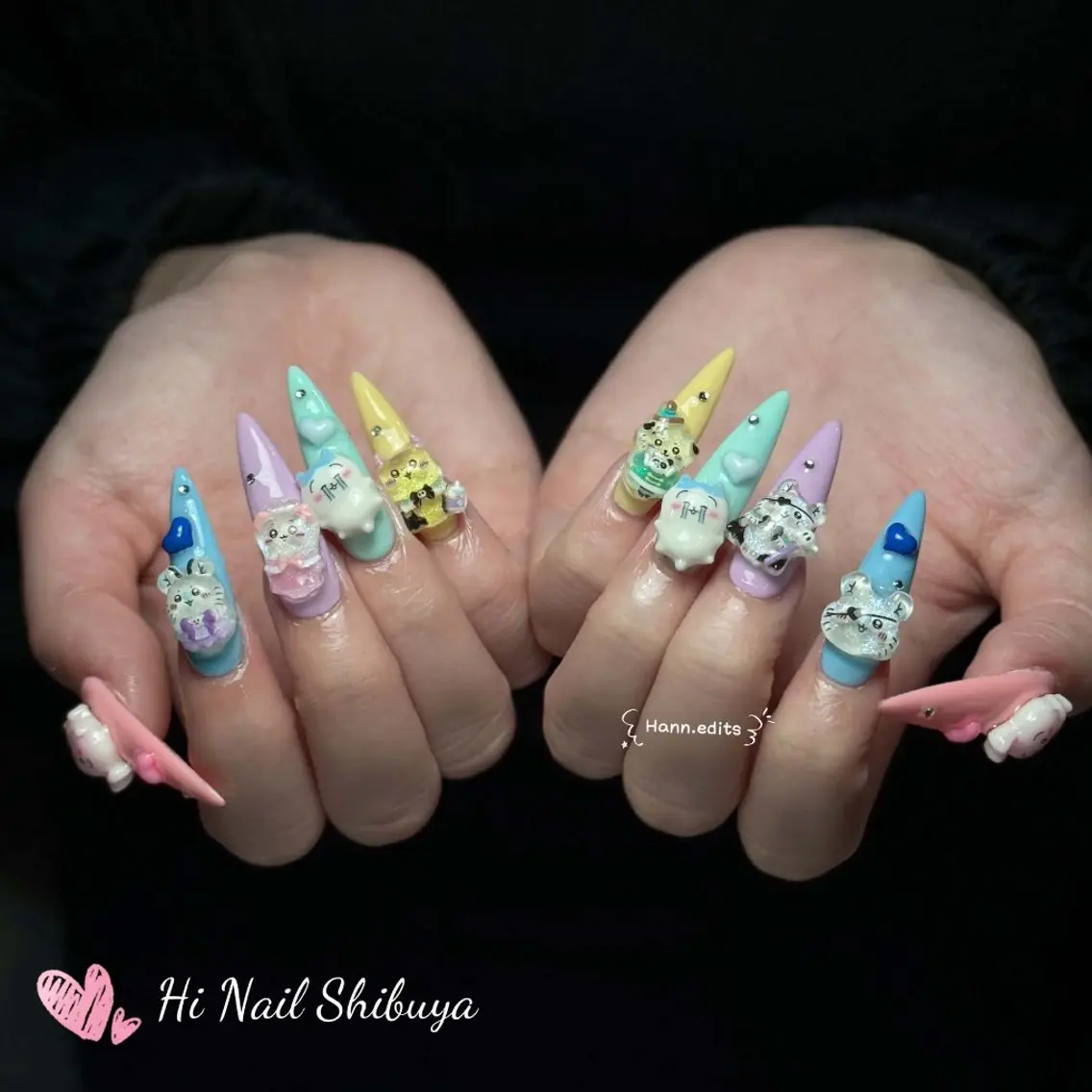 セミロング Hi Nail Shibuyaのネイルデザイン