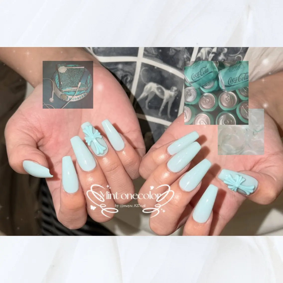 ネイル 長さ出し フラッシュネイル 韓国ネイル マグネットネイル ワンホンネイル ハンドネイル 827nail mayu🐈🐾のネイルデザイン