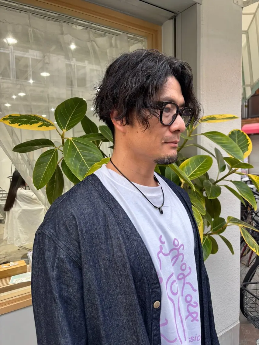 カット+ツイストスパイラルパーマの写真