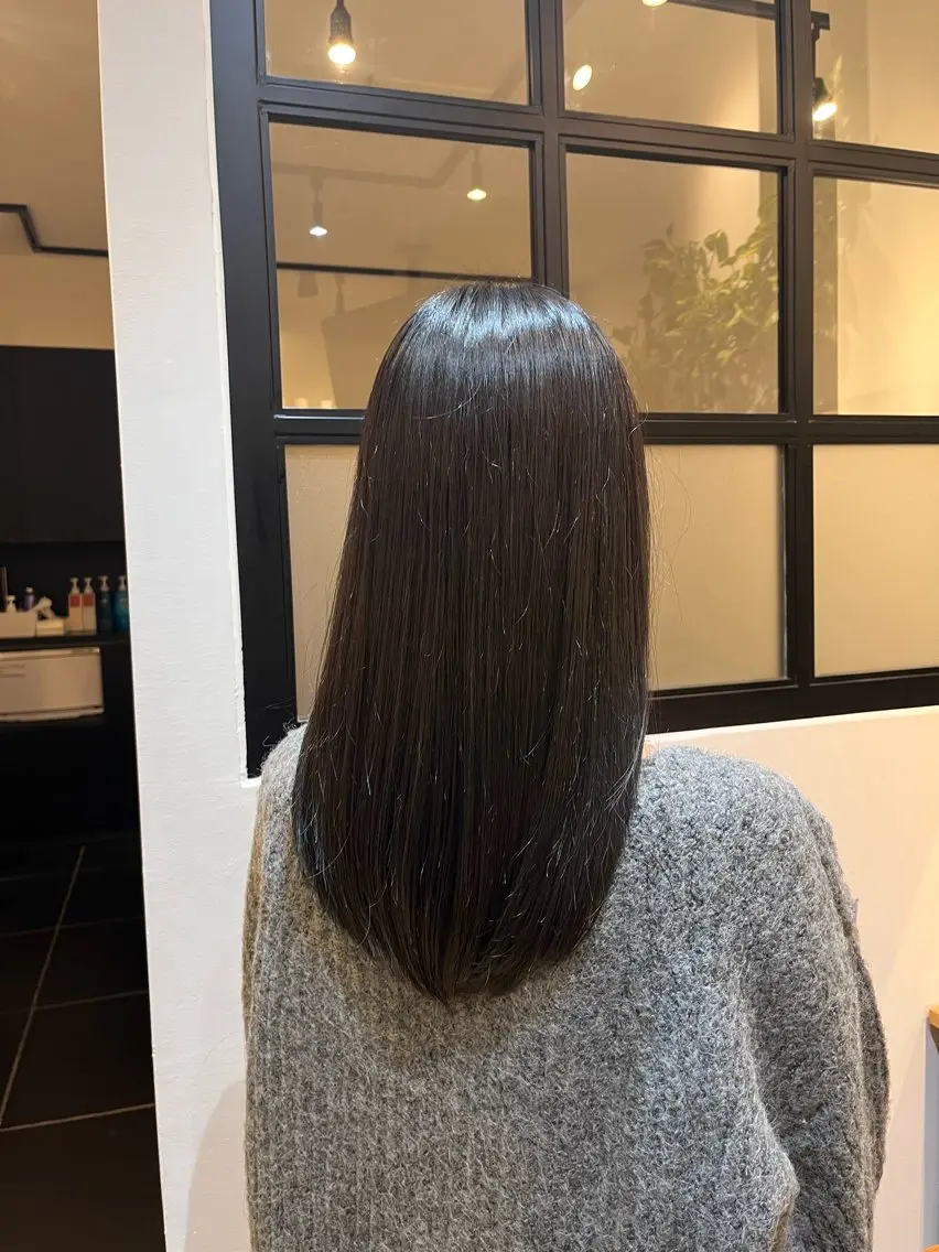 ロング カラー ヘアカラー トリートメント 🪽MiYU🪽 艶カラー⁎⁺˳✧のヘアスタイル