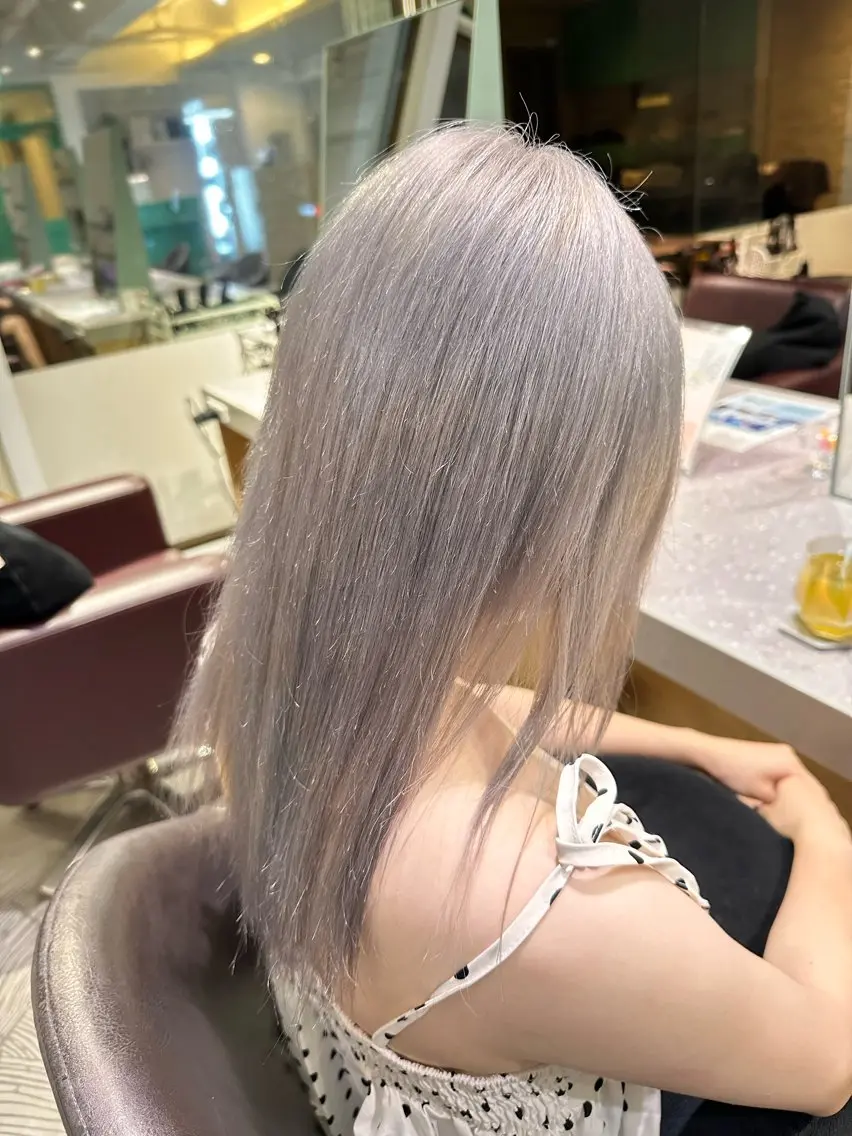 【💗100%可愛い作ります💗】【✨ケアブリーチ使用✨】⭐️w color⭐️💫の写真