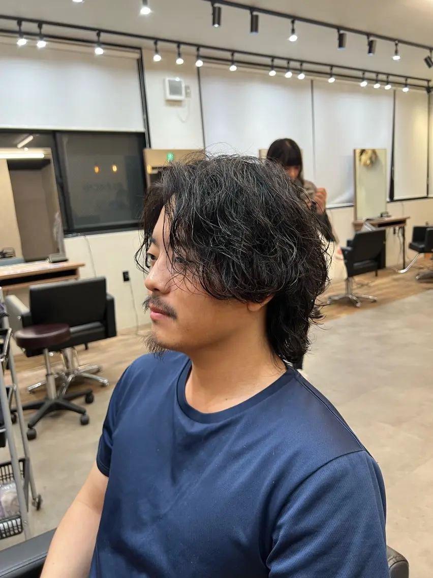 カラー パーマ メンズ メンズ特化🪽 川島豪瑠のヘアスタイル