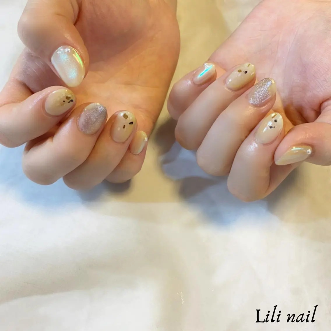 ネイル マグネットネイル ハンドネイル Lilibeauty salonのネイルデザイン
