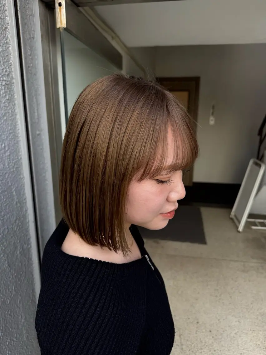 カラー ブリーチ ヘアカラー echelle 🐈⬛瑠菜のヘアスタイル
