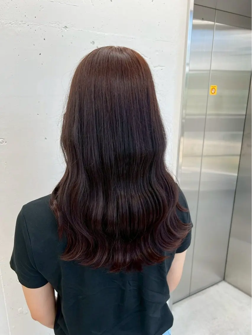 【ミニモ限定】くすみ暖色カラー+トリートメントの写真