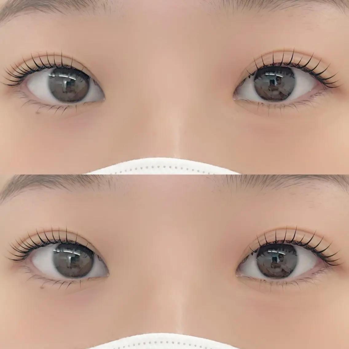 マツエク・マツパ 束感まつ毛 フラットラッシュ 韓国風マツエク ナチュラル まつげパーマ マツパ CLUTCH🫧 ayanoのマツエク・マツパデザイン