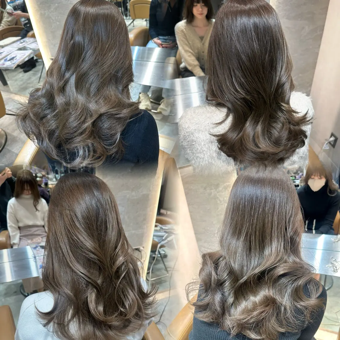 セミロング カット ヘアカラー トリートメント 銀座副店長/レイヤー /髪質改善/田島のヘアスタイル