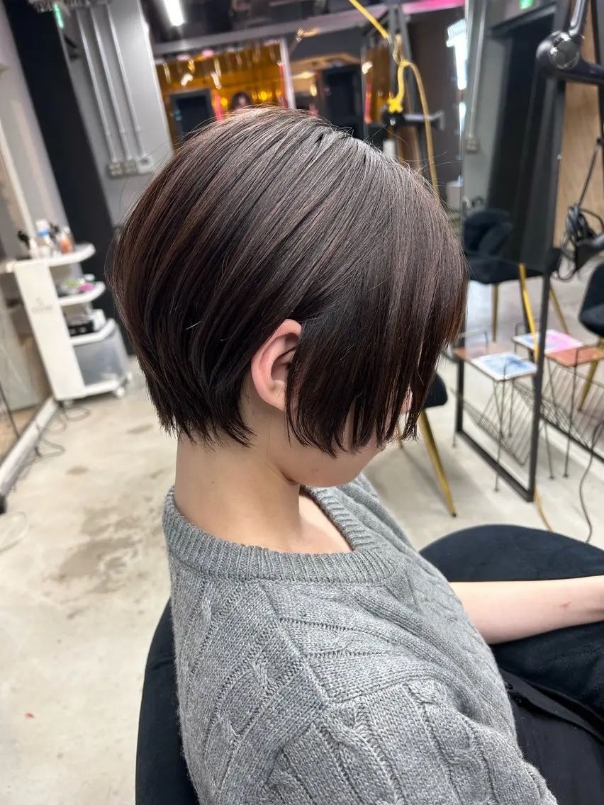ショート ショートボブ ボブ ショートヘア 札幌パーマ/ レイヤー/後藤海音のヘアスタイル