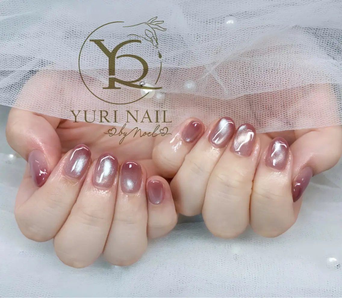 ネイル チークネイル フットネイル グラデーション 韓国ネイル 持ち込み ハンドネイル フットネイル ハンドケア YURI Nail NARITAのネイルデザイン
