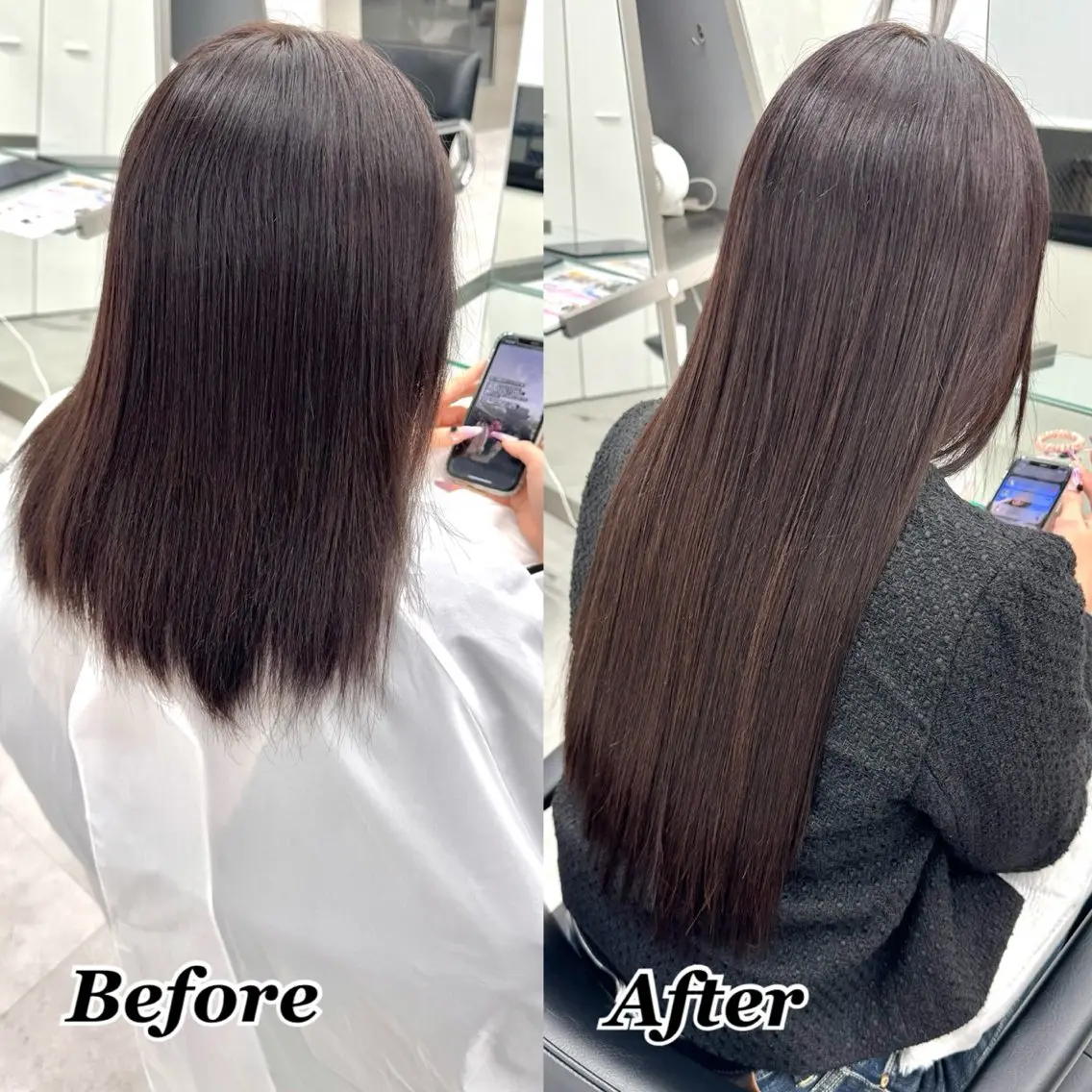 エクステ ヘアメ🎀ハイトーン 🩵エクステ🪄しほのヘアスタイル