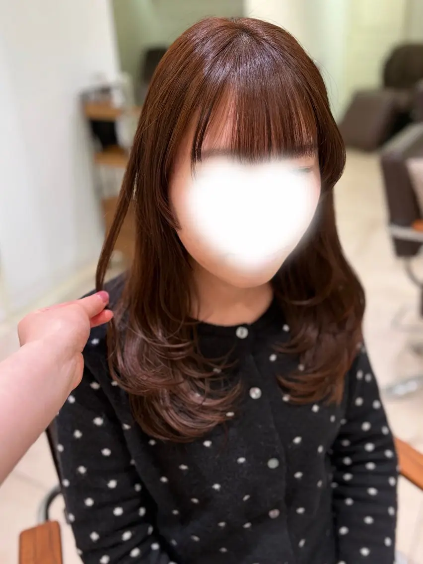 【憧れのサラサラ髪に！！】カット＋髪質改善パールプラチナトリートメントの写真