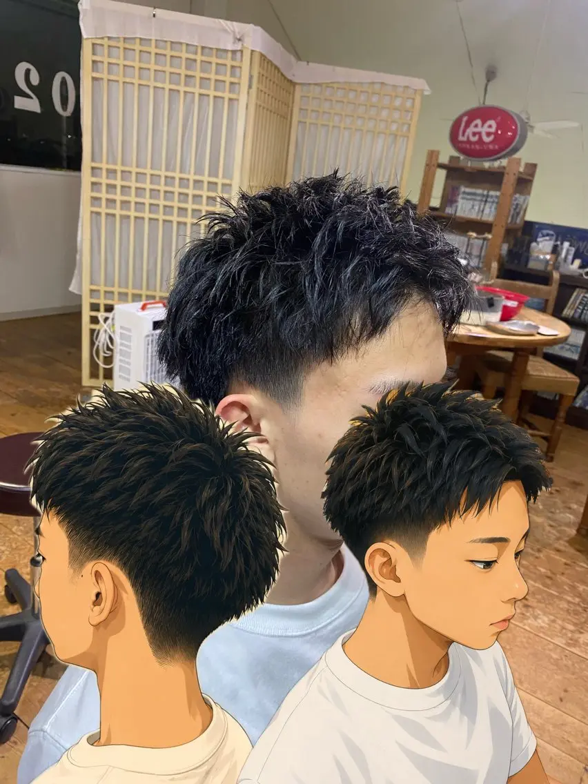 メンズ カット タカハシ ユウヤのヘアスタイル