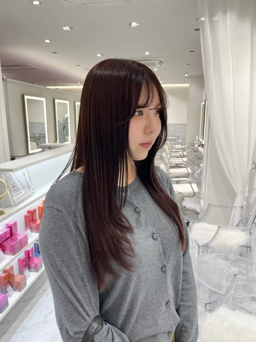 ロング カラー カット ヘアカラー ParveMix / 山本 玲南🫧🪽のヘアスタイル