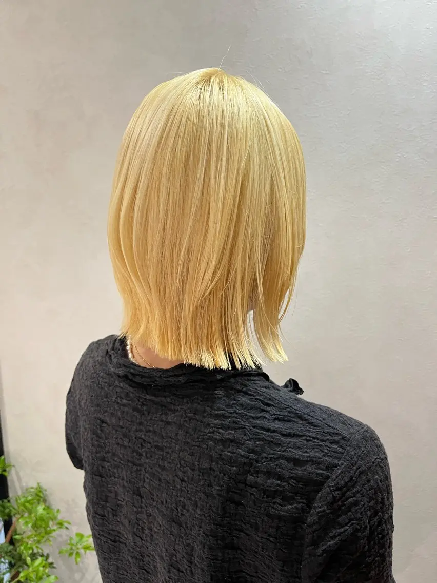 ミディアム ボブ くびれヘア レイヤーカット 遠藤 玲のヘアスタイル