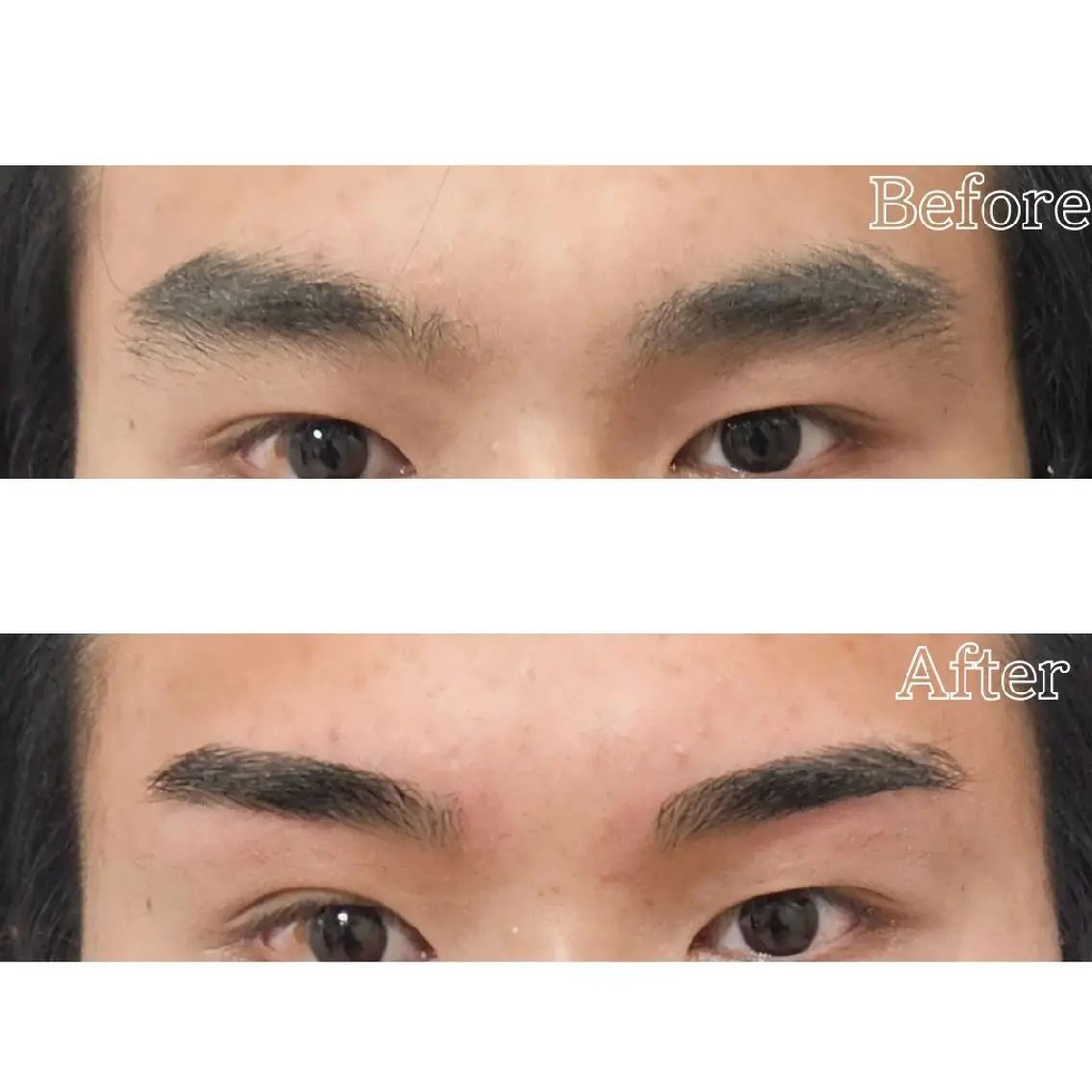 アイブロウ メンズ メンズアイブロウ 眉毛ワックス脱毛 ワックス脱毛 WALNUT くるみの眉毛・アイブロウイメージ